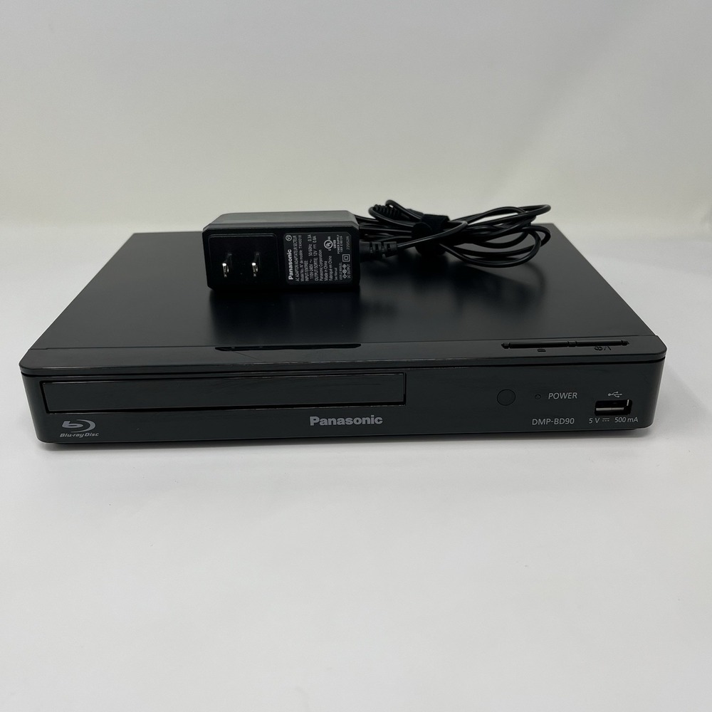 Panasonic DMP-BD90 Blu-Ray Disc Player Black - With Power Supply - No Remote